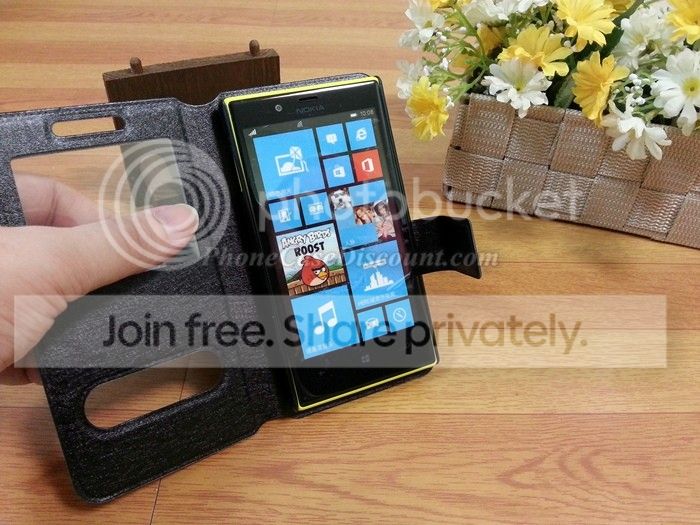 Nokia Lumia Window PU Leather Case Cover