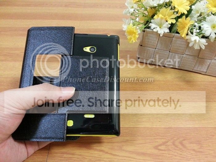 Nokia Lumia Window PU Leather Case Cover