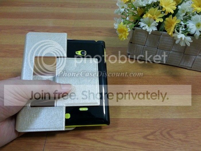 Nokia Lumia Window PU Leather Case Cover