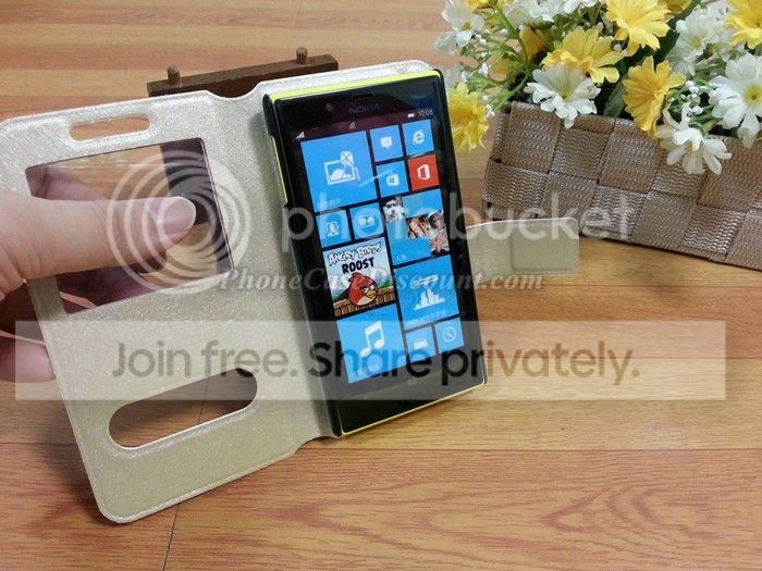 Nokia Lumia Window PU Leather Case Cover
