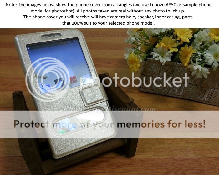 Lenovo Window PU Leather Case Cover