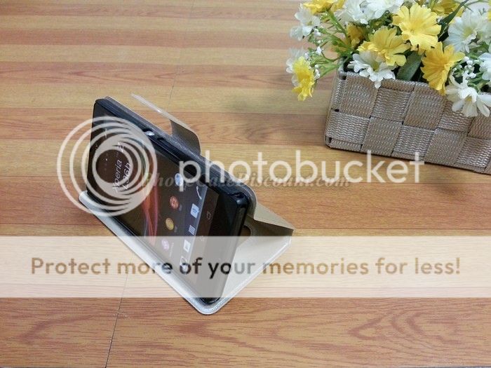 Sony Window PU Leather Case Cover