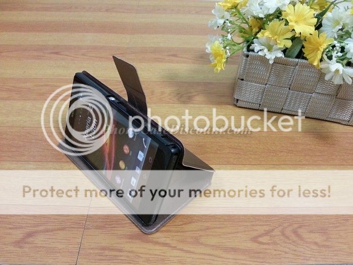 Sony Window PU Leather Case Cover