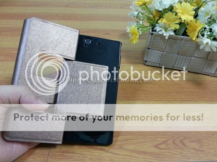 Sony Window PU Leather Case Cover