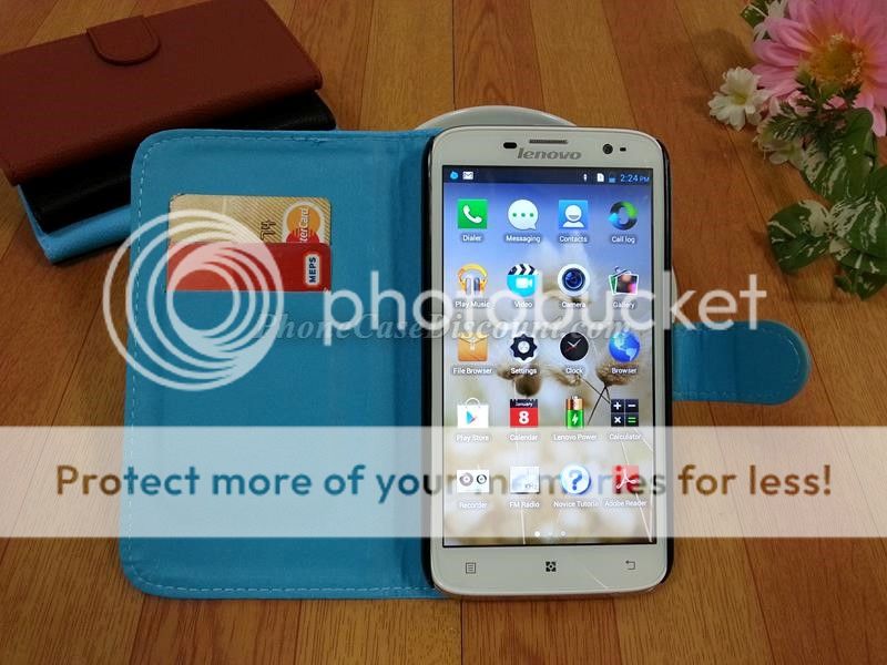 lenovo leather wallet cover Case