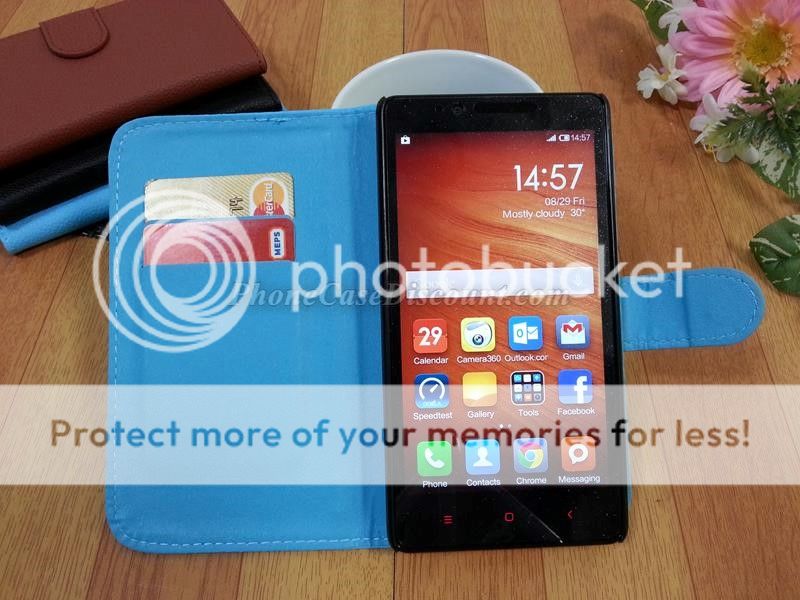 xiaomi redmi leather wallet cover Case