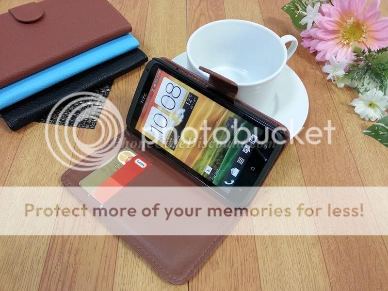 htc desire leather wallet cover Case