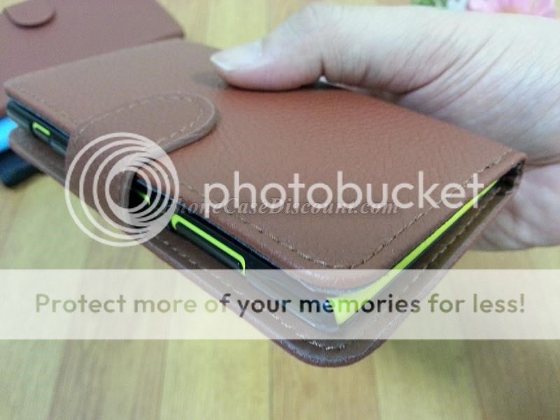 Nokia Lumia leather wallet cover Case