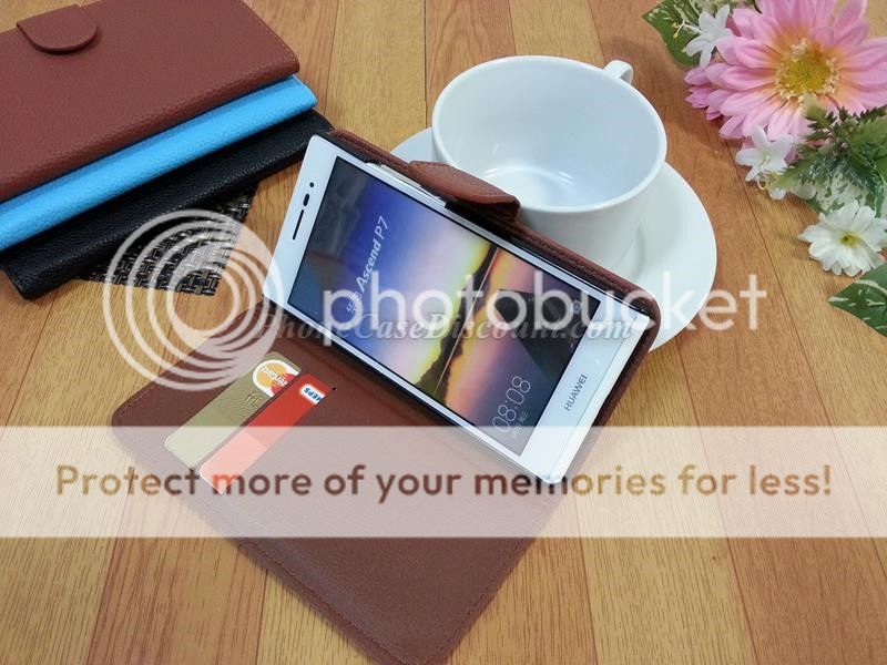 huawei ascend leather wallet cover Case