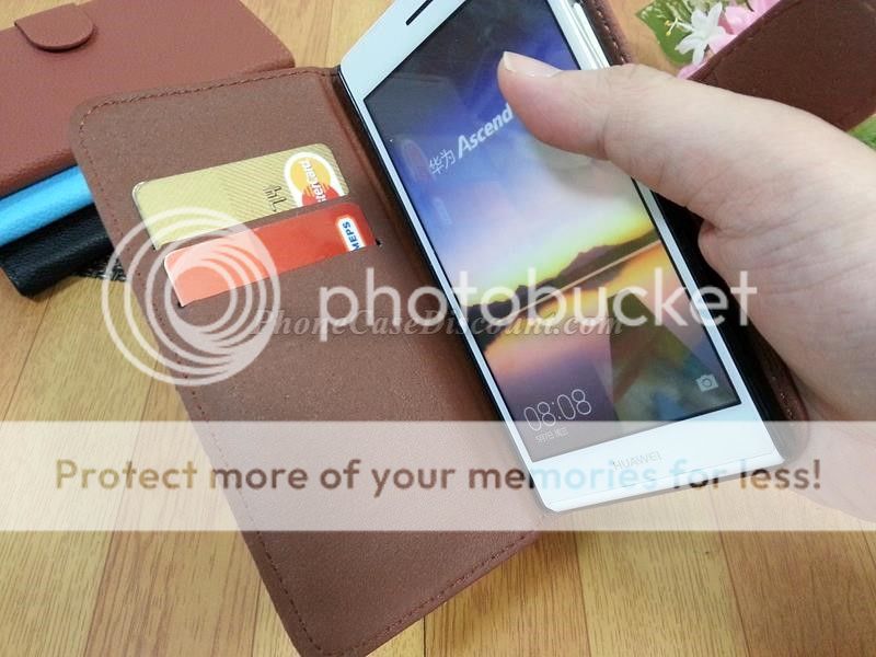 huawei ascend leather wallet cover Case