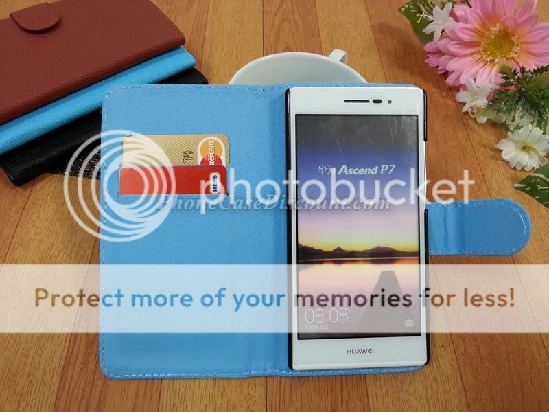 huawei ascend leather wallet cover Case