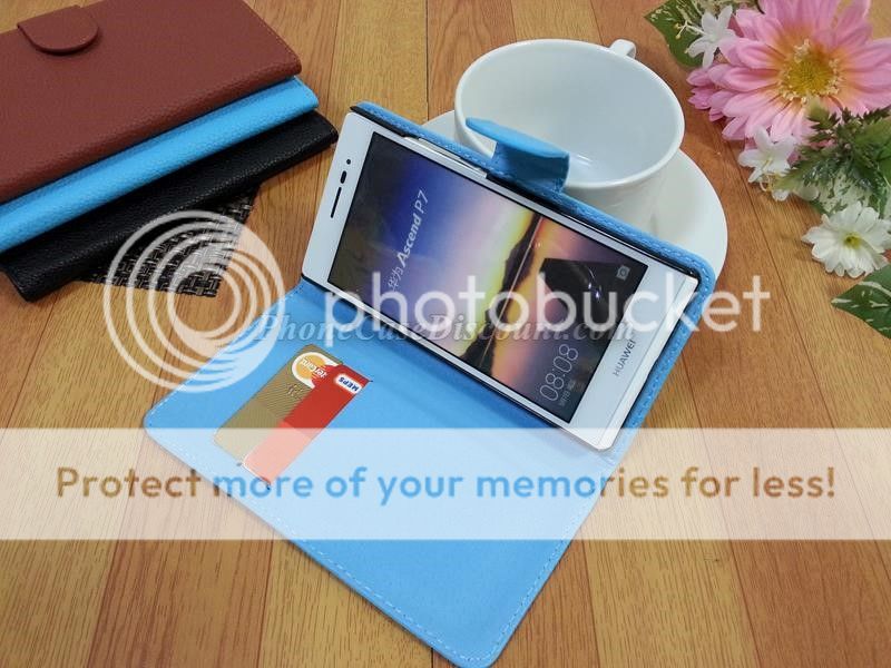 huawei ascend leather wallet cover Case