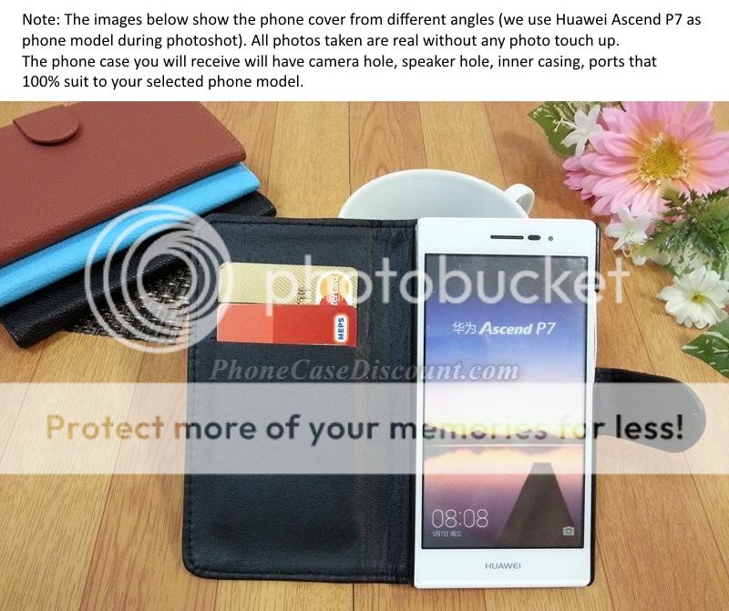 huawei ascend leather wallet cover Case