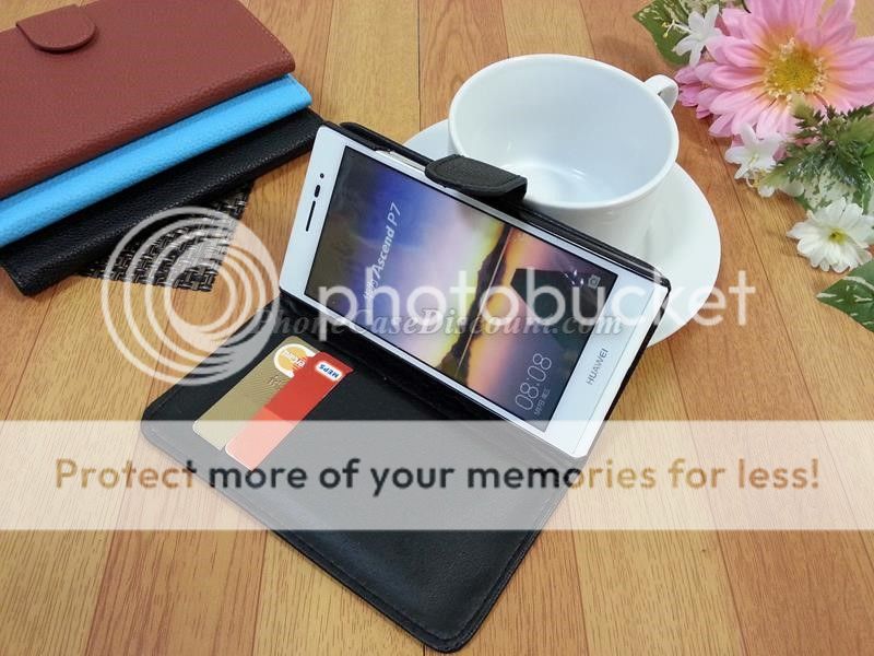 huawei ascend leather wallet cover Case