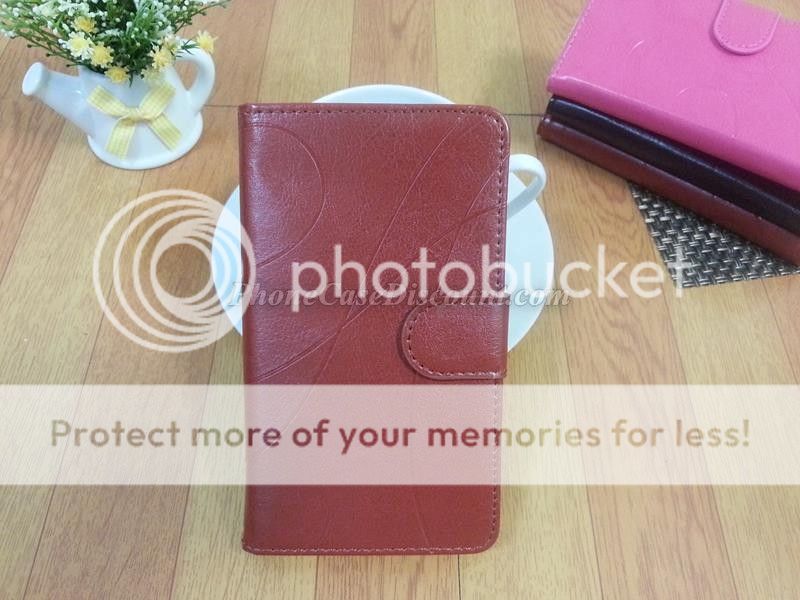 htc desire wave PU leather cover Case