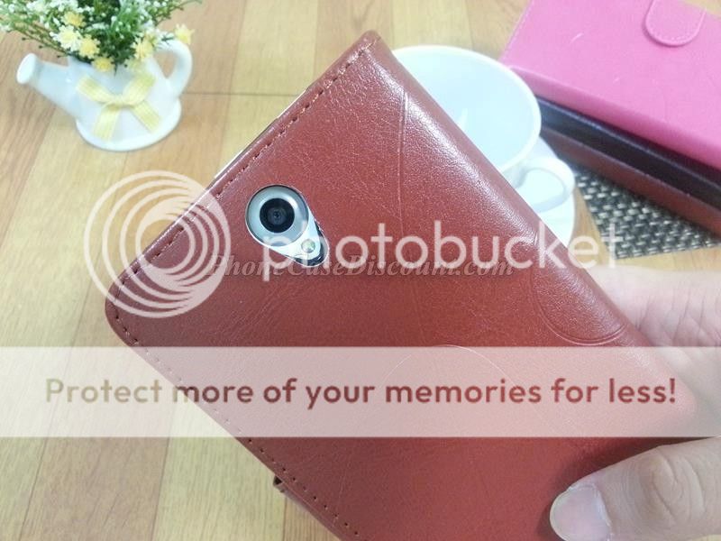 htc desire wave PU leather cover Case