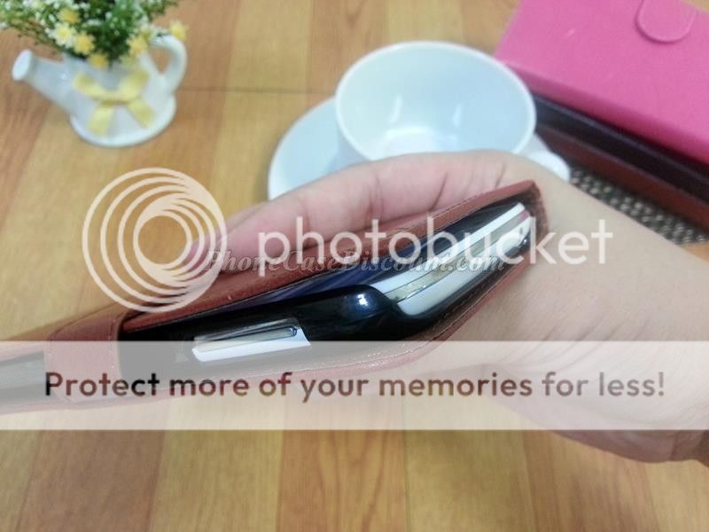 htc desire wave PU leather cover Case