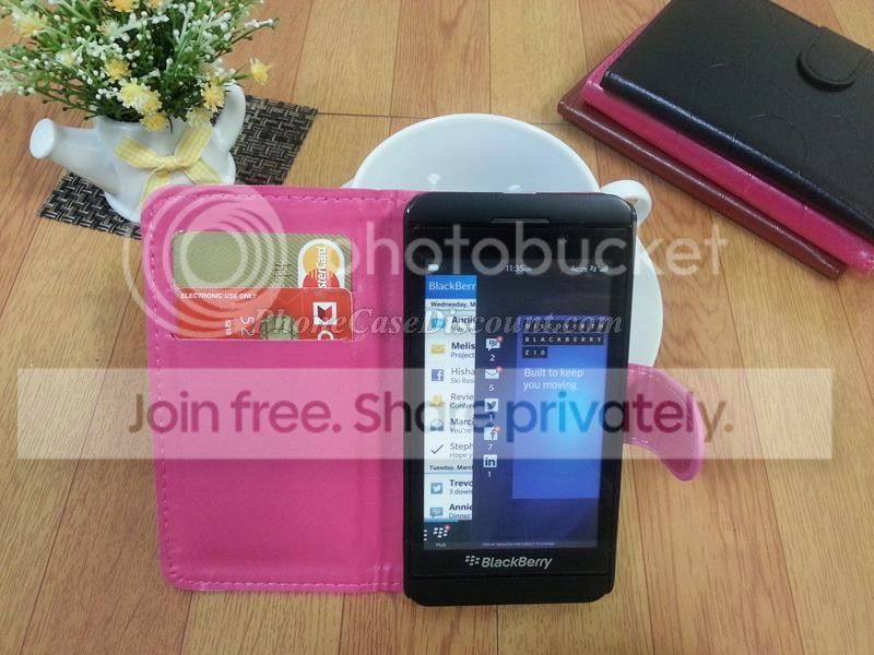 blackberry wave PU leather cover Case