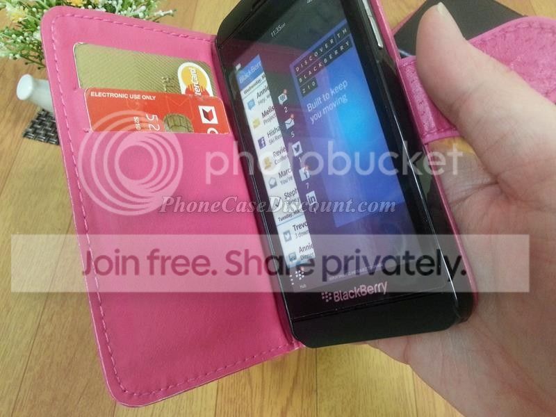 blackberry wave PU leather cover Case