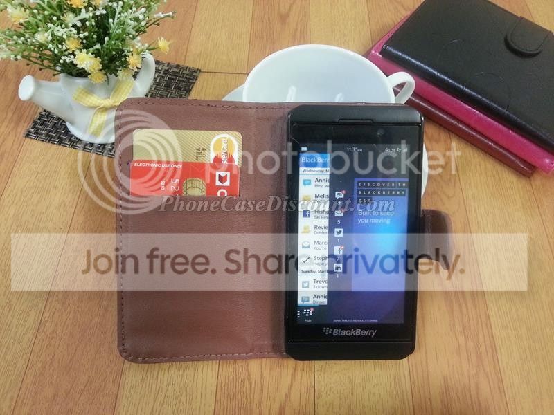 blackberry wave PU leather cover Case