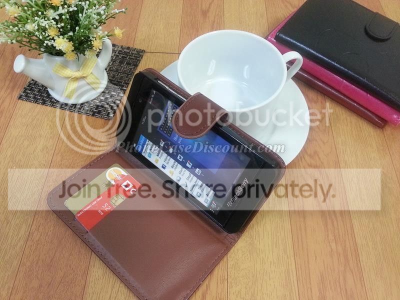 blackberry wave PU leather cover Case