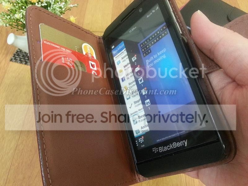 blackberry wave PU leather cover Case