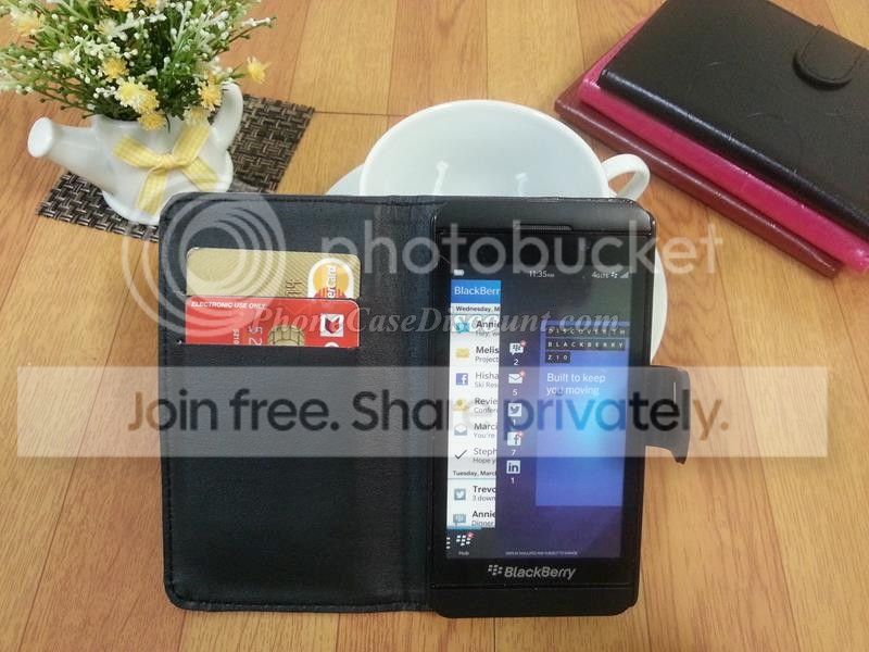 blackberry wave PU leather cover Case