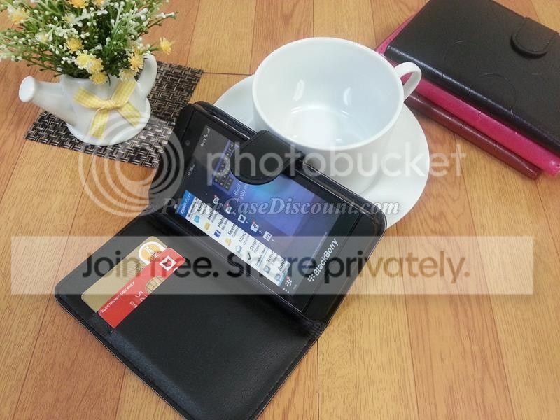 blackberry wave PU leather cover Case