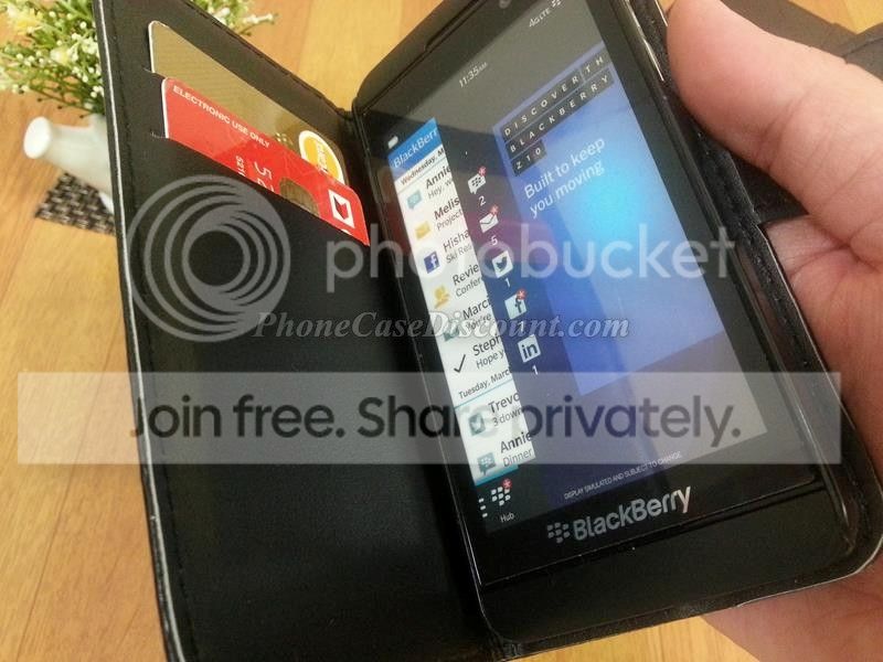 blackberry wave PU leather cover Case