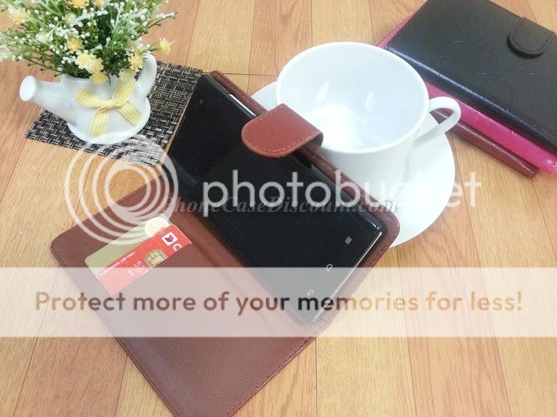 huawei ascend wave PU leather cover Case