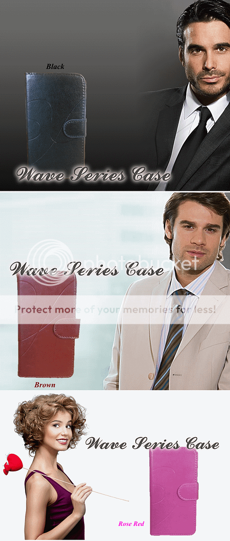 huawei ascend wave PU leather cover Case
