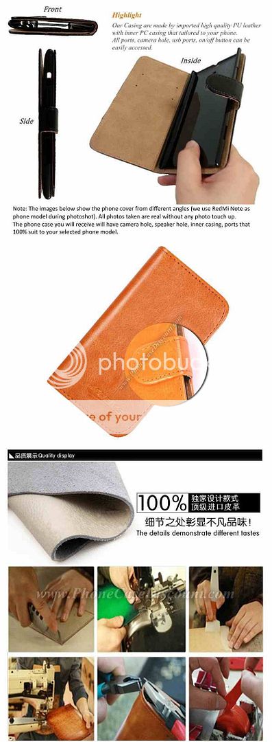 flip PU leather cover Case