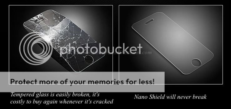 Nano Shield Screen Protector (safer than tempered glass)
