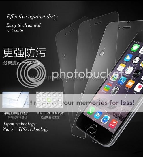 Nano Shield Screen Protector (safer than tempered glass)