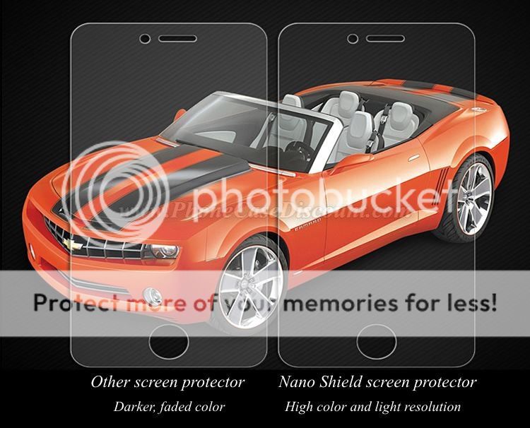 Nano Shield Screen Protector (safer than tempered glass)