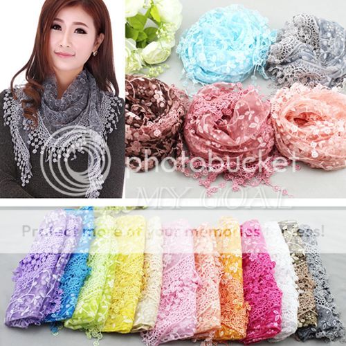 Lace-Tassel-Sheer-Burnt-out-Floral-Print-Triangle-Mantilla-Scarf-Shawl-Neck-Wrap